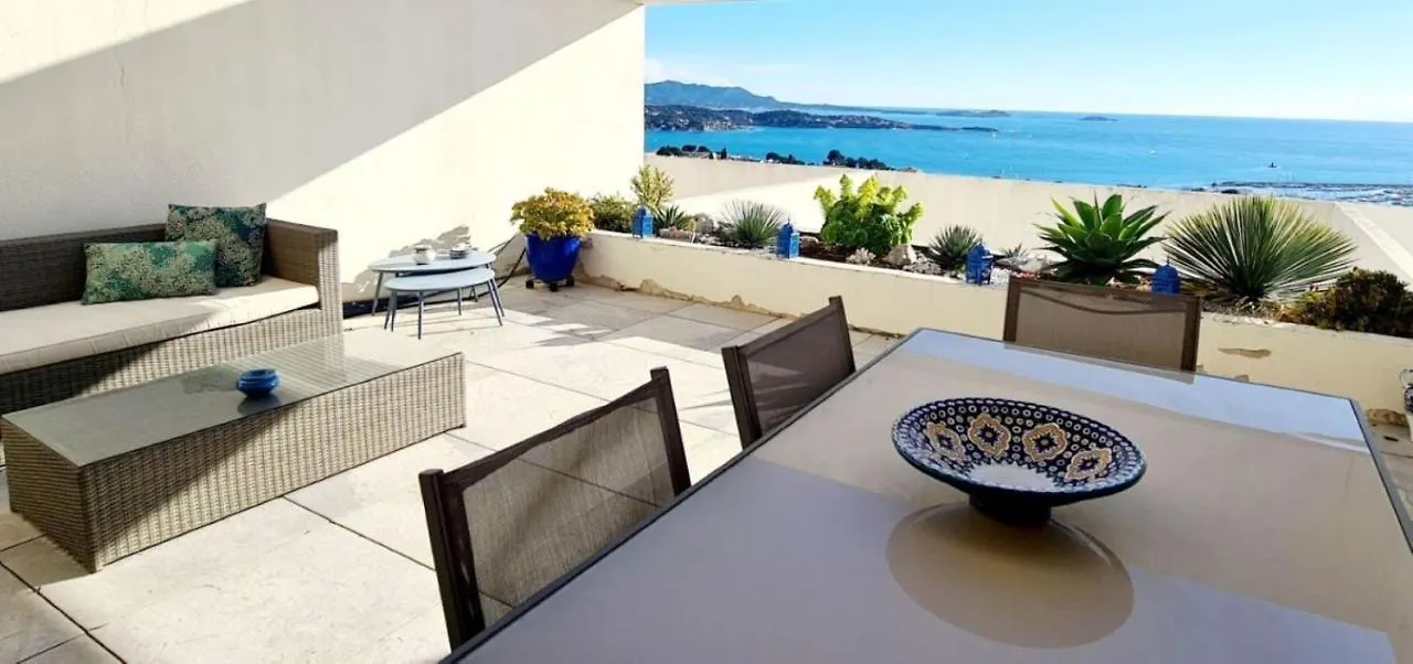 Vue Mer Panoramique - Grande Terrasse Et Piscine Bandol France